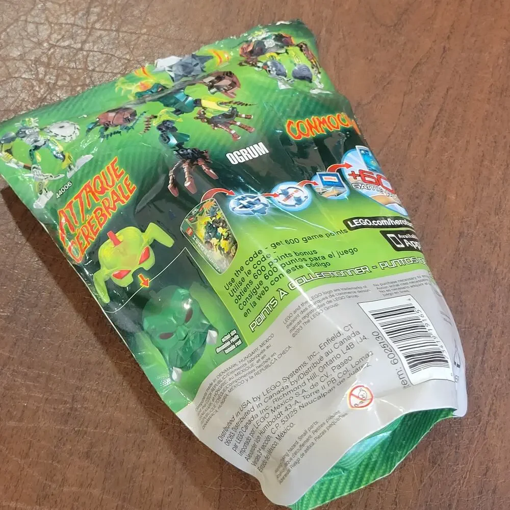 Lego 44007 Hero Factory Brain Attack OGRUM New in factory sealed polybag